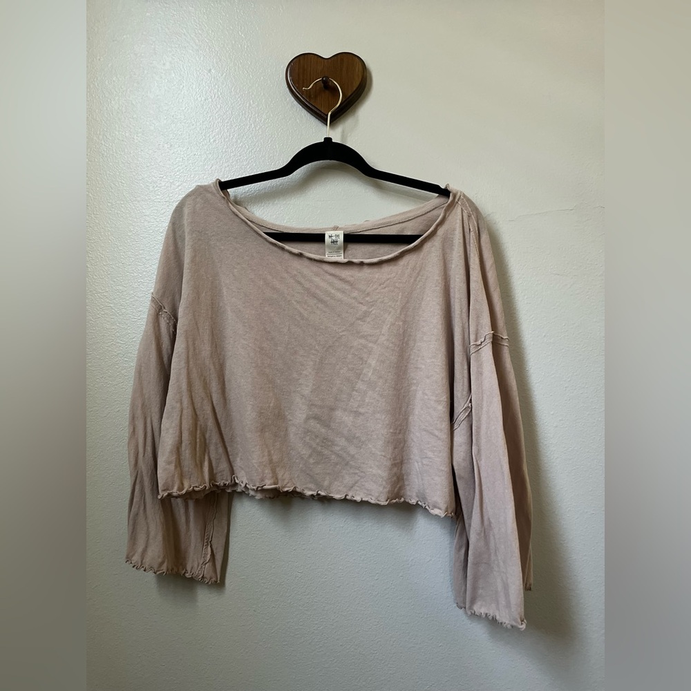Free People boxy crop top